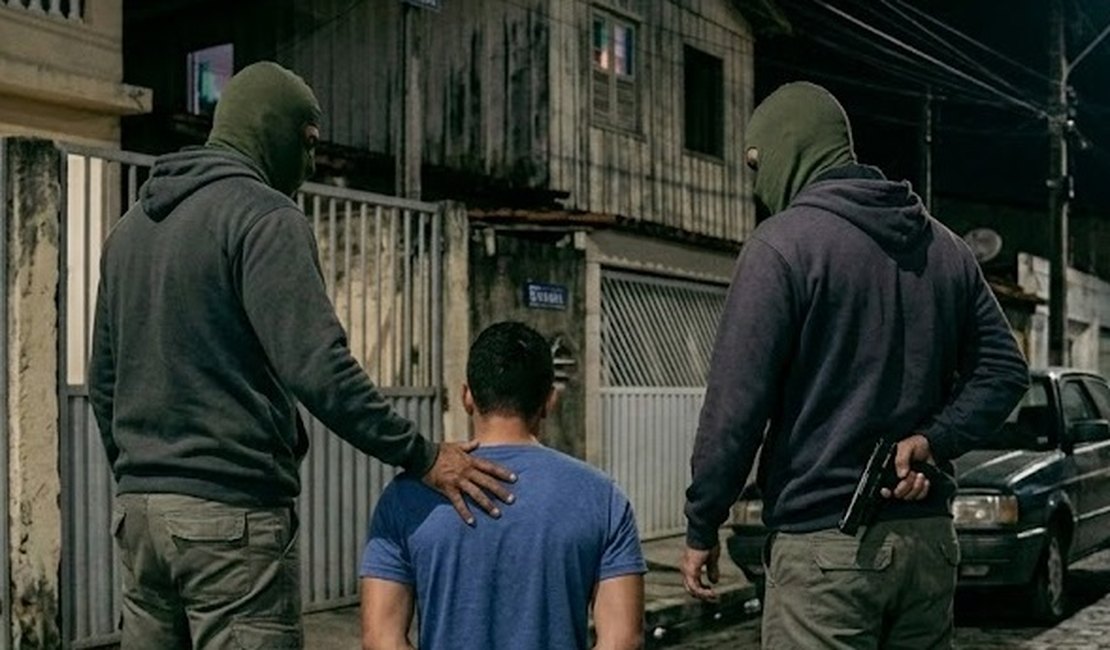 Criminosos encapuzados obrigam foragido de SP a se entregar em AL ameaçando o filho dele