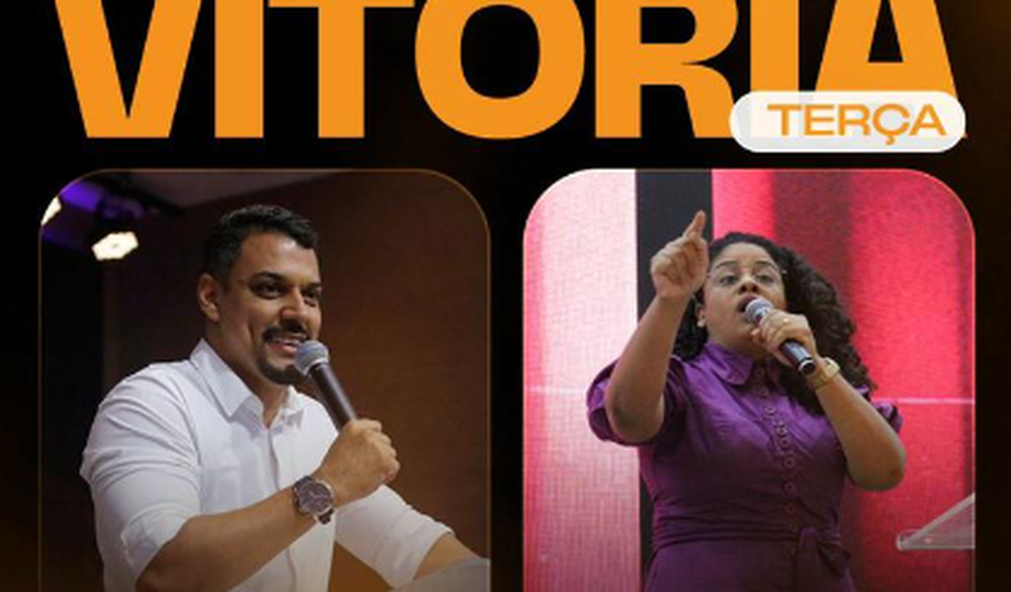 Culto da Vitória da Advec Arapiraca desta terça (02) traz o pastor Wagner Bispo e a cantora Amanda Nicácio