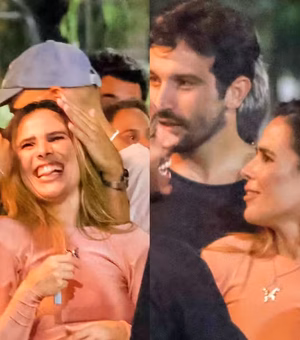 Wanessa Camargo curte noite carioca ao lado do affair, Bruno Bevan, e amigos