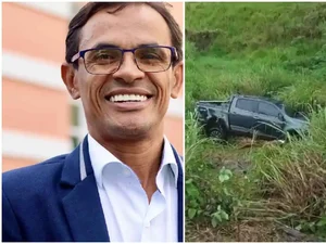 Prefeito de Messias sofre ferimentos após capotamento de carro em Flexeiras