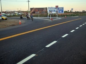 Trevo do Olho d?Água dos Cazuzinhas recebe nova sinalização