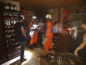 Princípio de incêndio é registrado em pizzaria na Orla de Maragogi