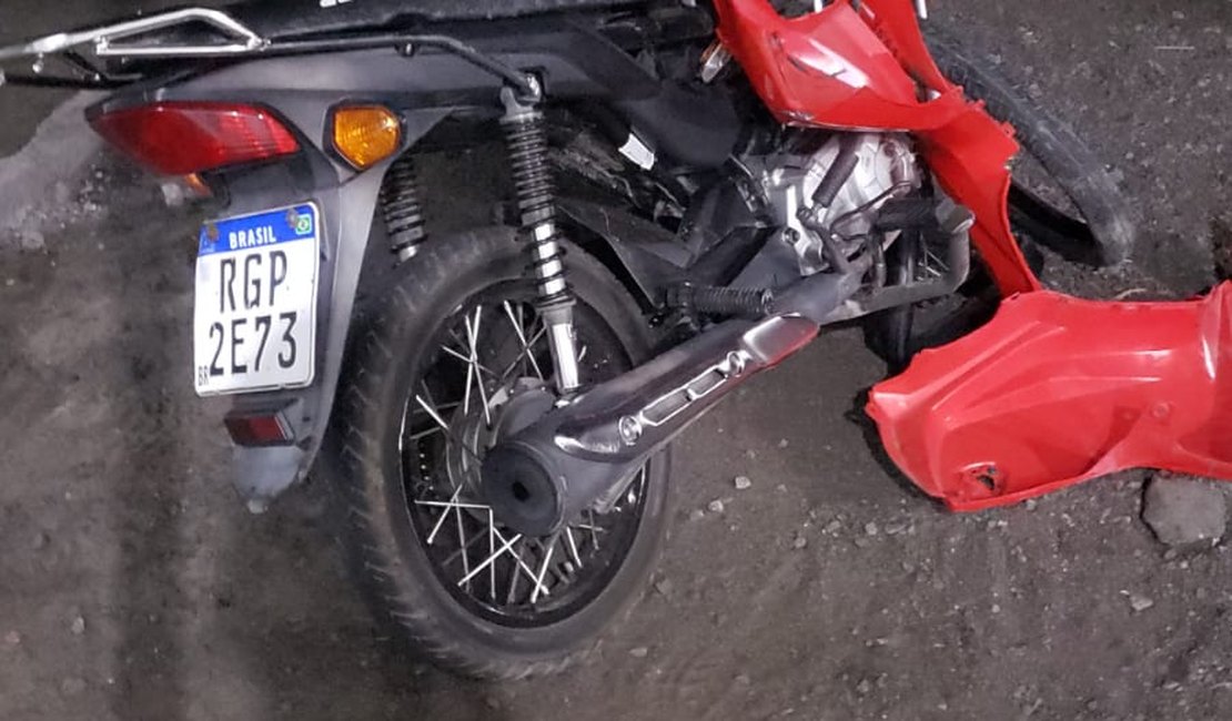 Motociclista sofre acidente e tem veículo apreendido por queixa de roubo em Arapiraca