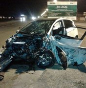 Condutor embriagado provoca acidente na BR 101