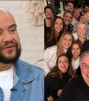 Gominho alfineta selfie de famosos de Luciano Huck