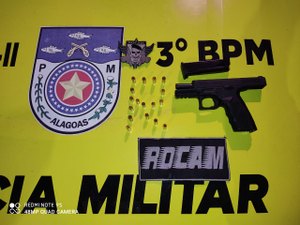 Dois homens são presos em Arapiraca por furto e porte ilegal de arma