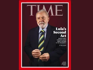 Zelensky é tão responsável quanto Putin, diz Lula, capa da ‘Time’