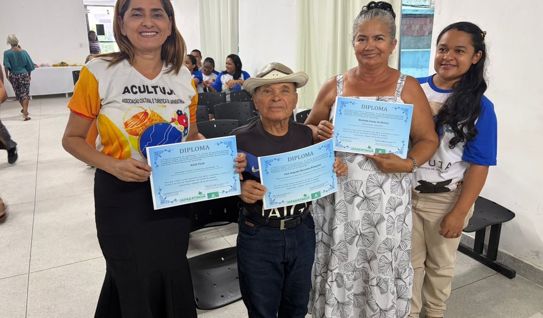 Japaratinga reconhece, pela primeira vez, seus três primeiros patrimônios vivos da cultura