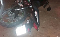 Dupla caiu da moto quando fugia da Guarda Municipal