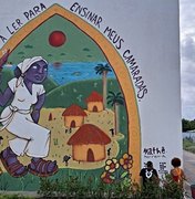 Líder quilombola Dandara do Palmares é homenageada com mural em Maragogi