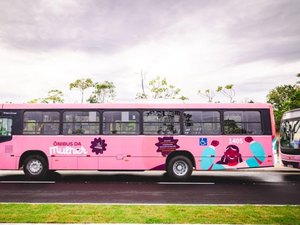 Maceió inicia circulação do Ônibus da Mulher para ampliar proteção às passageiras