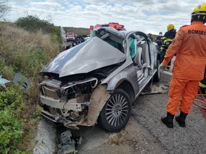 Bombeiros alagoanos são acionados para acidente na cidade pernambucana vizinha a Ouro Branco