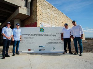 Paulo Dantas destaca parceira com Governo Federal durante entrega de viaduto em Porto Real do Colégio