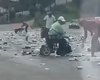 Carga de cerveja cai de veículo e é saqueada por populares na BR-101, em Messias