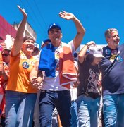 Arthur Lira participa de caminhada com JHC, Marina e Célia Rocha em Arapiraca