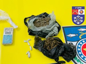 Após denúncia anônima, suspeito de tráfico de drogas é preso