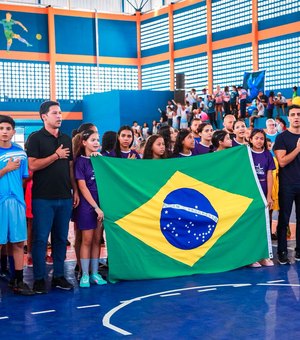 Prefeito JHC e vice Rodrigo Cunha inauguram novo Ginásio Tenente Madalena