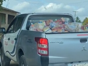 Polícia intercepta suposta troca de votos por cestas básicas em Atalaia