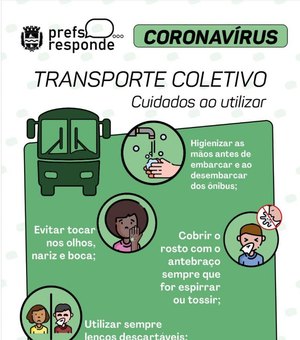Covid-19: Prefeitura orienta sobre uso do transporte coletivo