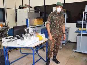 Sargento do Exército desenvolve protótipo de respirador mecânico com parceria o Senai