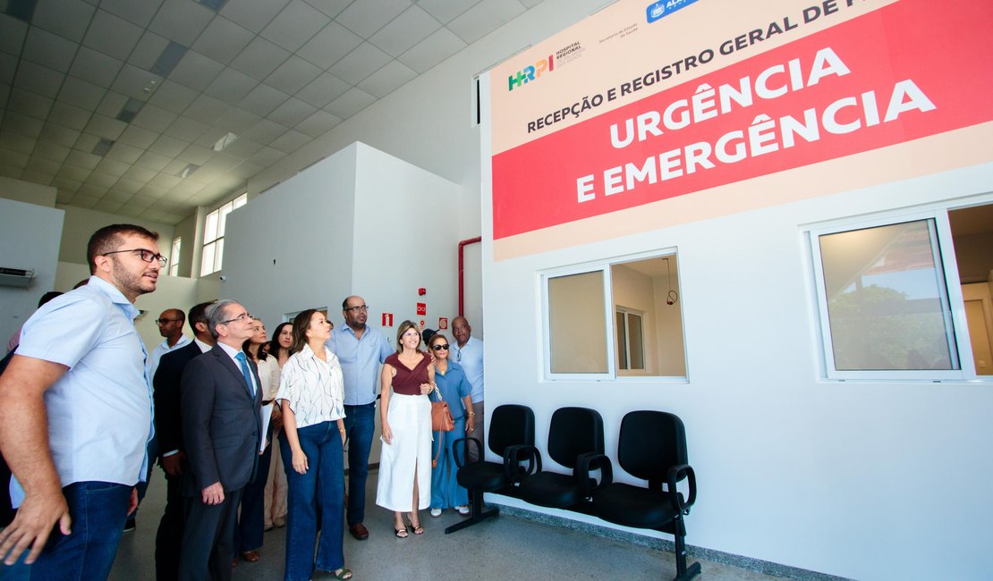 Governador em exercício visita Hospital Regional de Palmeira dos Índios