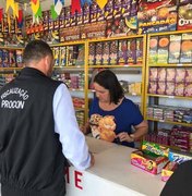 Procon fiscaliza pontos de venda de fogos de artifício em Maceió 