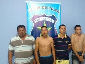 Operação prende quatro suspeitos de homicídios na Região Metropolitana de Maceió