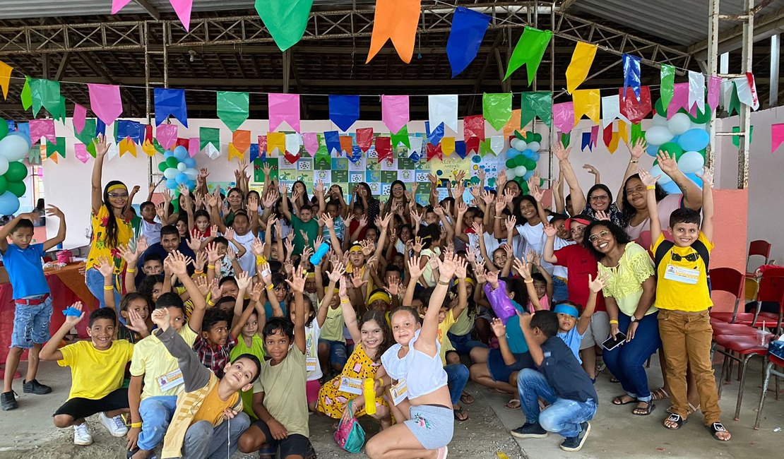 Alunos da rede municipal de Porto Calvo promovem gincana do meio ambiente com foco na solidariedade