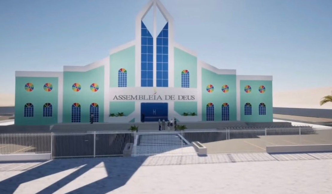 Assembleia de Deus de Arapiraca lança projeto de grande templo para 4 mil pessoas