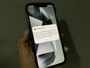 Ouviu um alerta no celular? Fique tranquilo, era só um teste da Defesa Civil