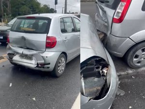 Acidente na Menino Marcelo: Mais um engavetamento é registrado em Maceió