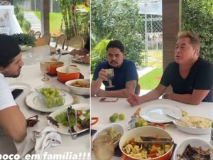 Zé Felipe almoça com família após anúncio de término com Ana Castela