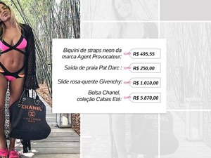 Sem repetir nada em 5 dias, Anitta usa figurino básico que soma R$ 37 mil