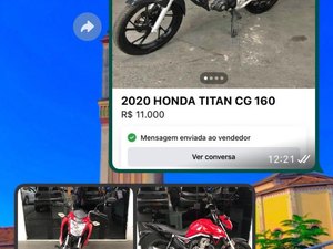 [Vídeo] Arapiraquense cai em golpe de venda de moto pela internet e perde R$ 2 mil depositados via PIX