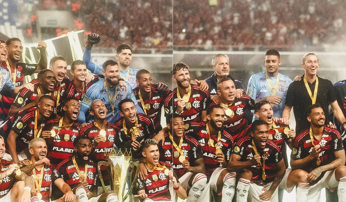 3x1: Flamengo leva o tricampeonato da Supercopa do Brasil após derrotar o Botafogo