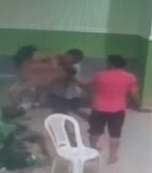 [Vídeo] Mulher é agredida por companheiro em hospital de São José da Tapera 