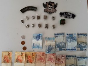 Polícia apreende droga e prende acusado de tráfico em Girau do Ponciano