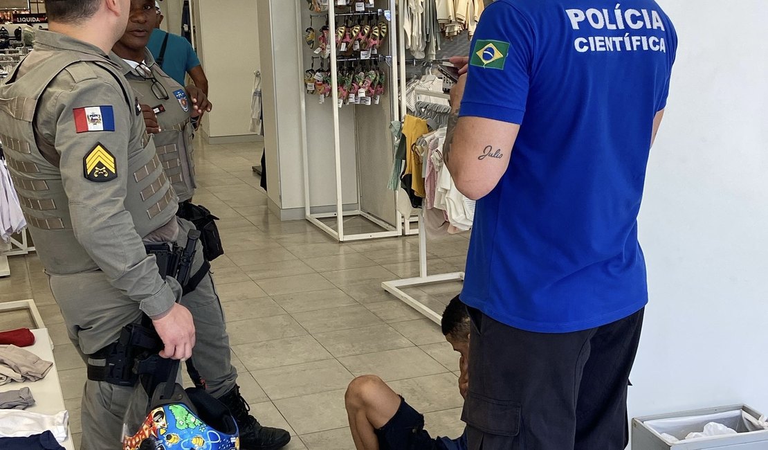 Ação rápida de policial científico resulta na prisão de assaltante no Centro de Maceió