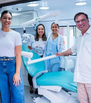 Prefeito Luciano Barbosa lança nova unidade odontológica móvel no povoado Pau D’Arco