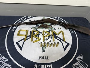 Polícia apreende armas de fogo no município de Olho d’Água do Casado