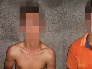 Dois homens são presos suspeitos de tráfico de drogas e porte ilegal de arma 