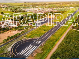 Senador Renan Calheiros usa redes sociais para informar que pista do Aeroporto de Arapiraca está pronta