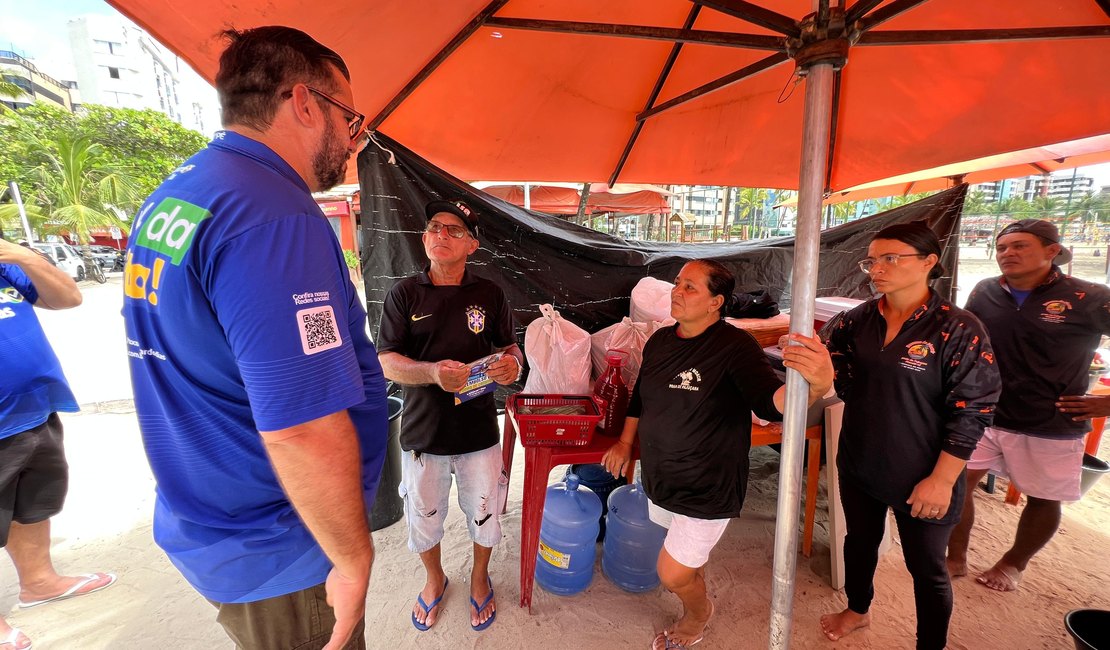 Leonardo Dias conscientiza ambulantes sobre reembolso de impostos pagos durante a pandemia