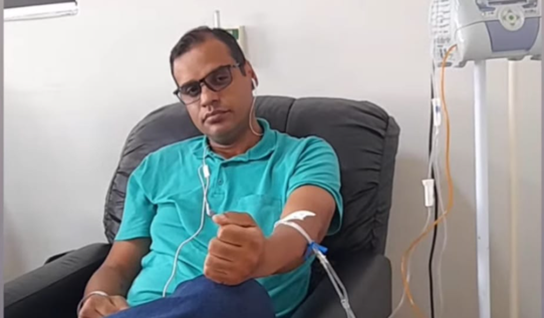 Palmeira: Homem com câncer agressivo necessita de ajuda urgentemente para custear tratamento