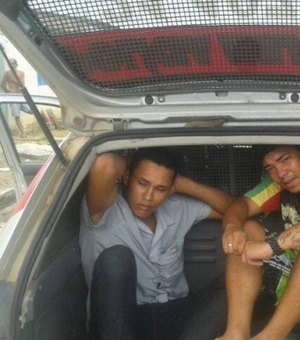 Acusados de assaltar loja de celular no Centro de Arapiraca são presos