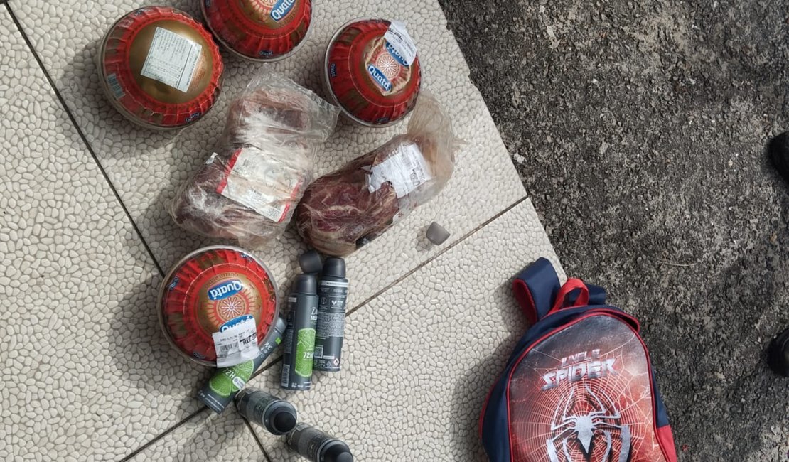 Ronda no Bairro atua em caso de furto de produtos em supermercado