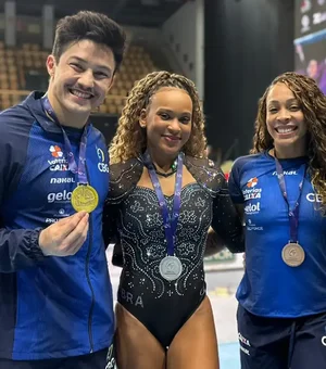 Brasil fecha Copa do Mundo de ginástica com mais cinco pódios