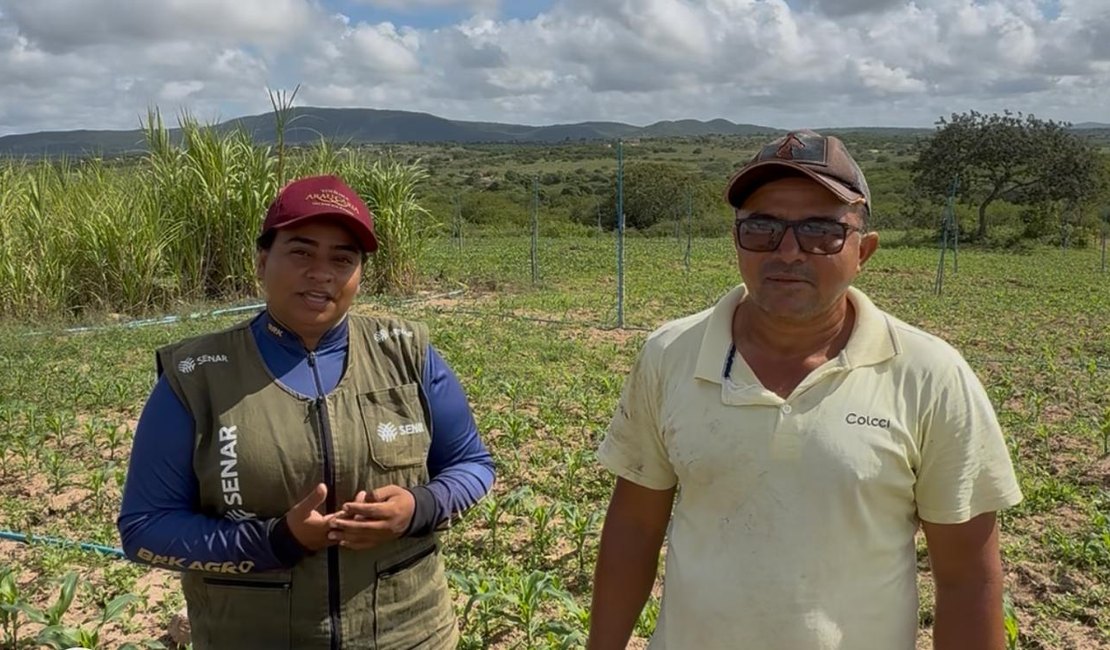 Produtores rurais de São José da Tapera recebem assistência técnica do sistema Faeal/Senar