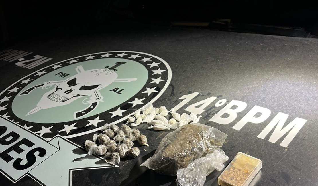Polícia flagra bando com drogas no município de Colônia Leopoldina