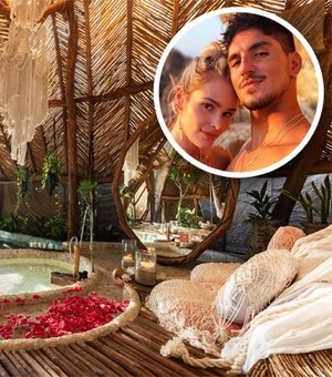 Yasmin Brunet e Gabriel Medina se hospedam em resort com diárias de R$ 33 mil no México